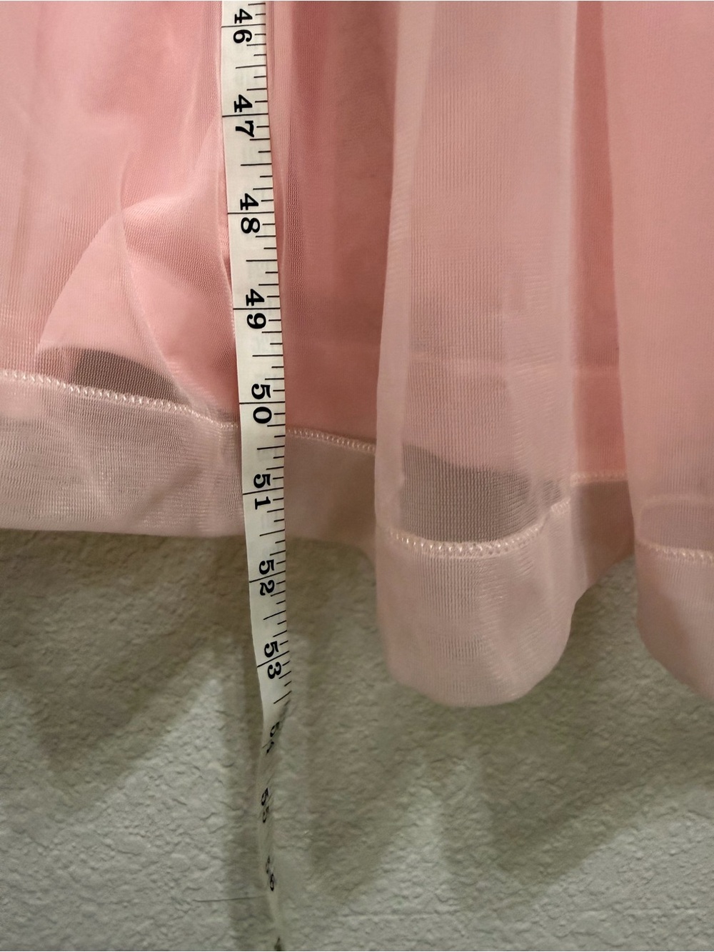 Vintage 60s Komar Chiffon Lace Nylon Nightgown Dress Medium - Picture 8 of 9